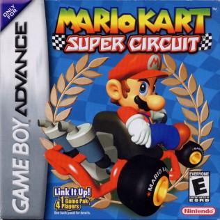 Mario Kart: Super Circuit box art (GBA)