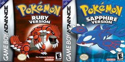 Pokémon Ruby and Sapphire box art (GBA)
