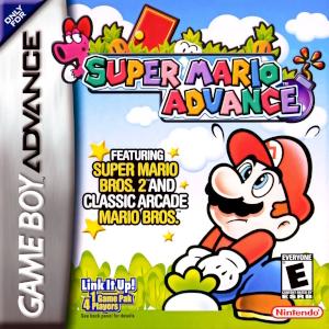 Super Mario Advance box art (GBA)