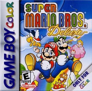 Super Mario Bros. Deluxe box art (GBC)